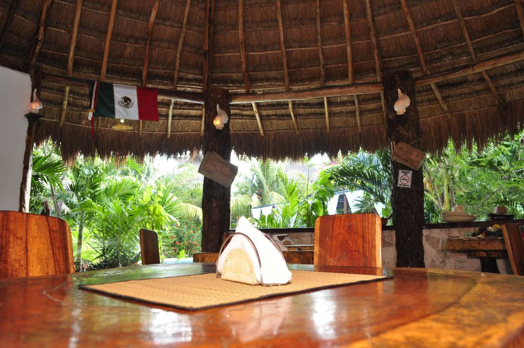 Green Tulum Cabanas & Gardens Ресторан фото